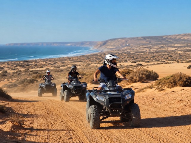 Sortie en quad près de la côte