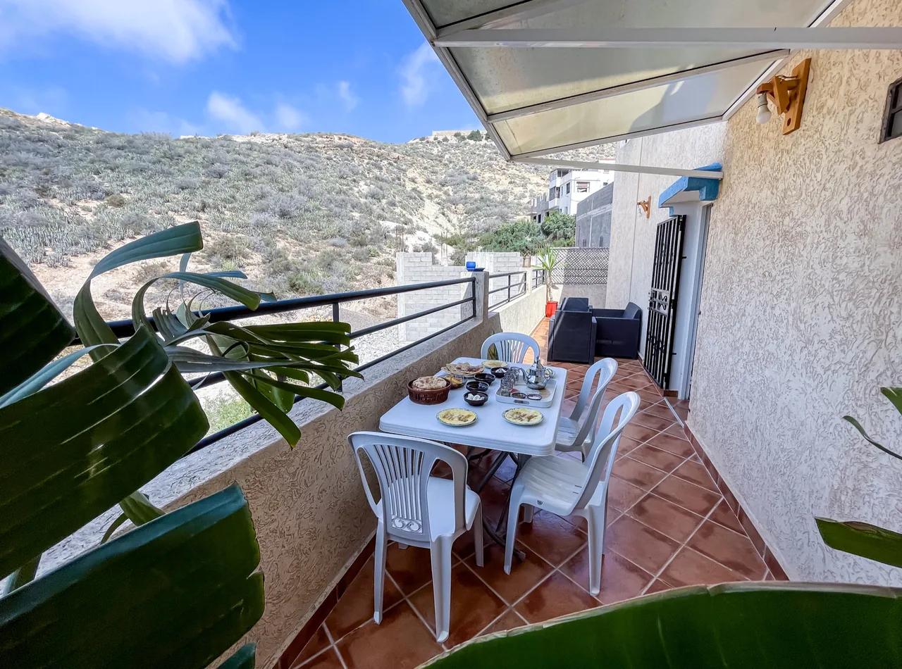 Terrasse privée de Tafoukt